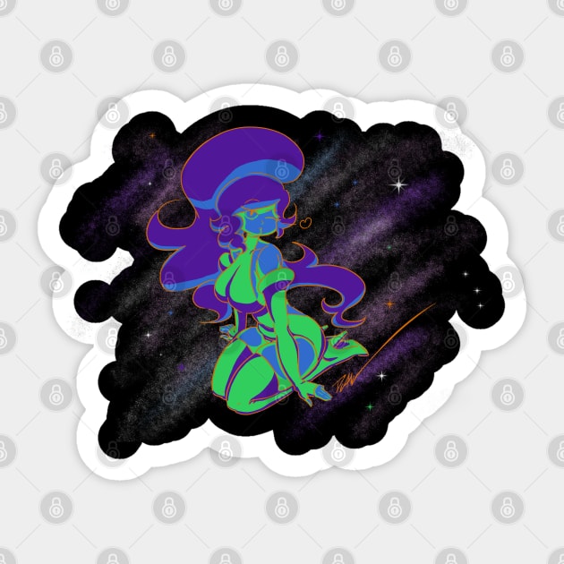 Psychedelic Estella Sticker by TheFreakyHoodie